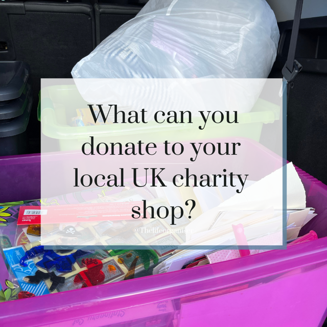 What can you donate to your local UK Charity Shop?
