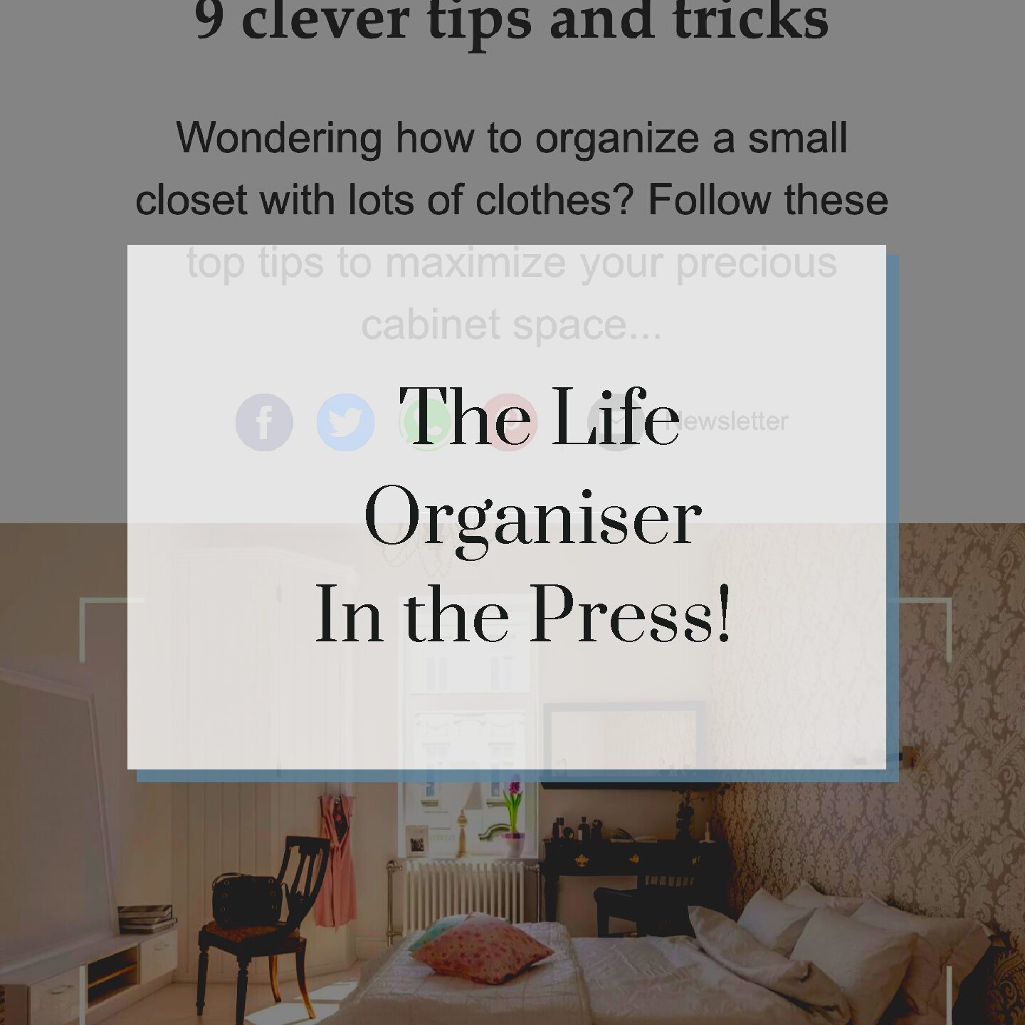The Life Organiser – In the Press! Woman and Home Magazine
