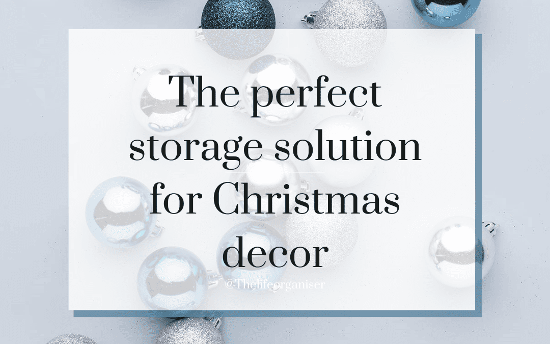 The perfect storage solution for Christmas decor