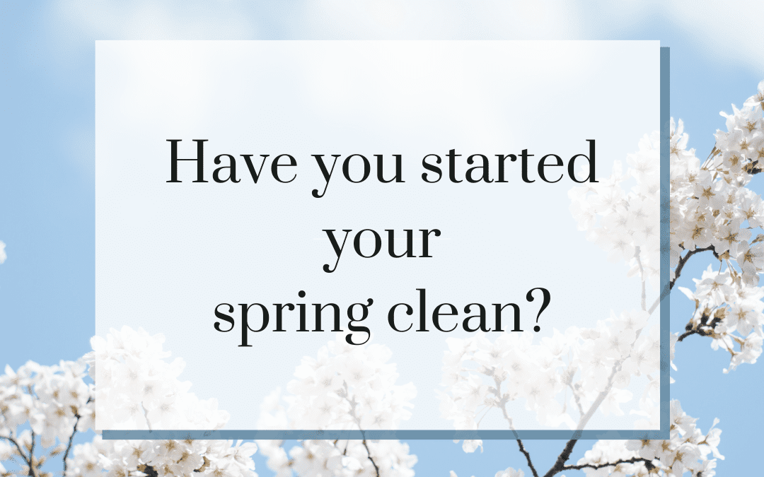 Have you started your spring clean yet? 