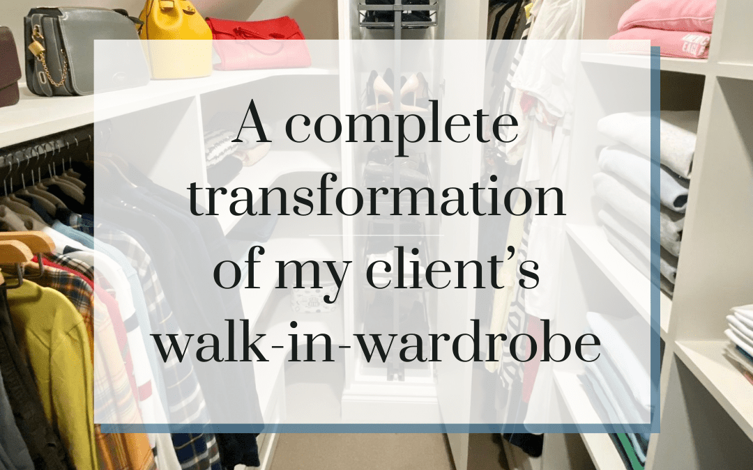 A complete overhaul and transformation of my client’s walk-in-wardrobe!
