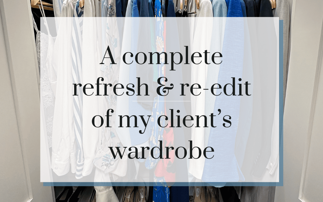 A complete refresh, declutter & organise of my client’s wardrobe in Essex